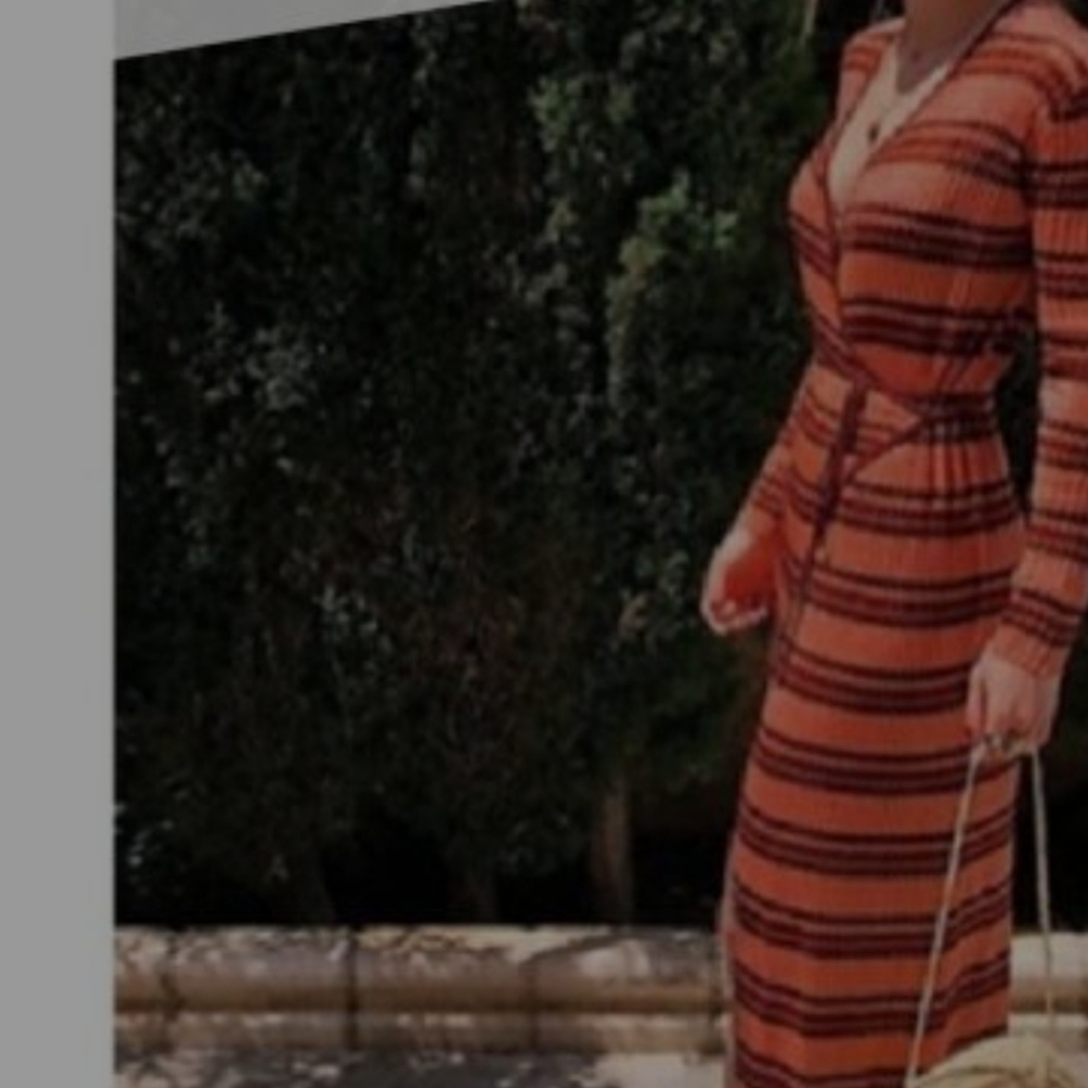 Zara Metallic Chevron Maxi